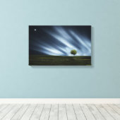 Afdrukken van verrekend Canvas - Boom van de Lands (Insitu (Houten vloer))