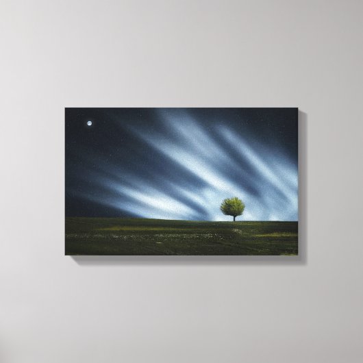 Afdrukken van verrekend Canvas - Boom van de Lands (Voorkant)