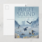 Afdrukken van verrekend Canvas Briefkaart (Voorkant / Achterkant)