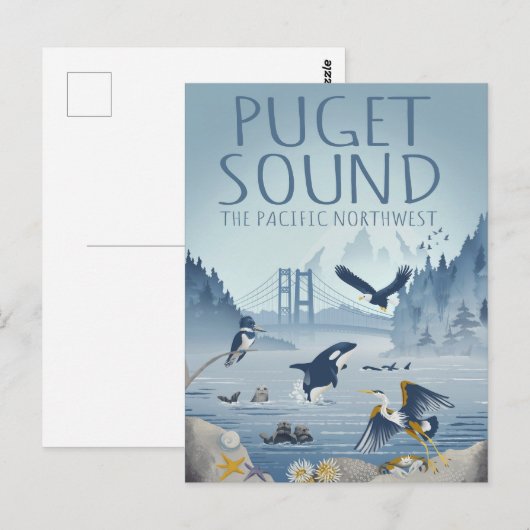 Afdrukken van verrekend Canvas Briefkaart (Voorkant / Achterkant)