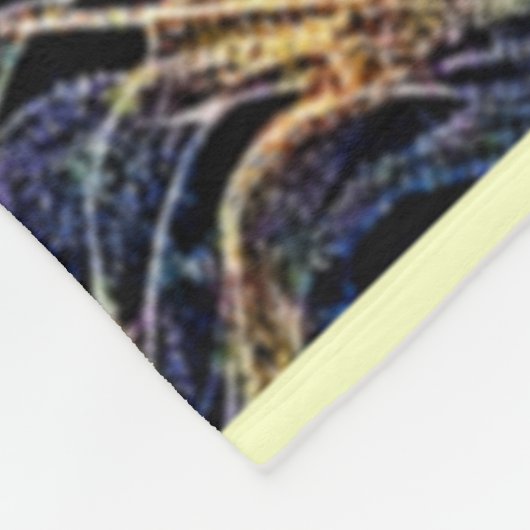 Afdrukken van verrekend Canvas Fleece Deken (Hoek)