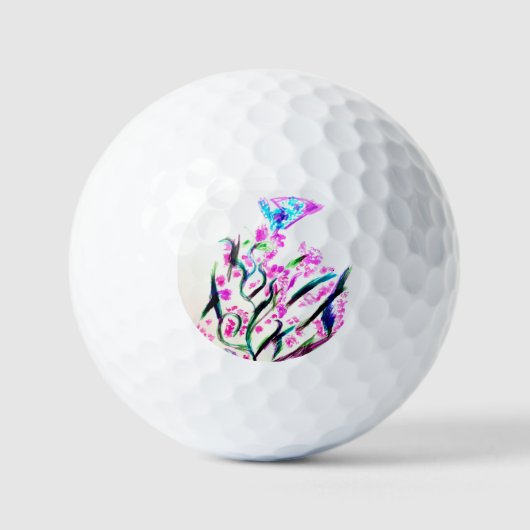 Afdrukken van verrekend Canvas Golfballen (Voorkant)