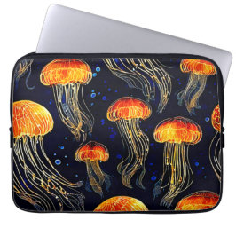 Afdrukken van verrekend Canvas Laptop Sleeve