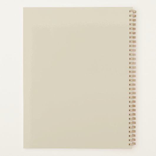 Afdrukken van verrekend Canvas Planner (Achterkant)