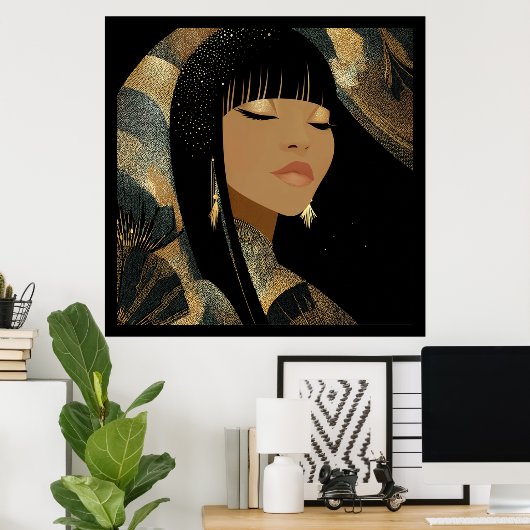 Afdrukken van verrekend Canvas Poster (Thuiskantoor)