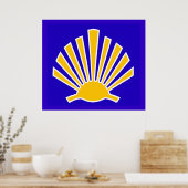 Afdrukken van verrekend Canvas Poster (Keuken)