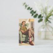 Afdrukken van verrekend Canvas Visitekaartje (Staand voorkant)