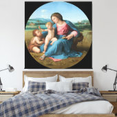 Afdrukken van virgin en onderliggende doek (Insitu (Slaapkamer))
