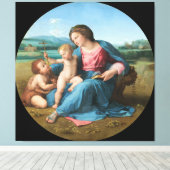 Afdrukken van virgin en onderliggende doek (Insitu (Houten vloer))