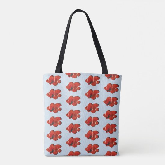 Afdrukken van vis oceaanaalvis tote bag (Achterkant)