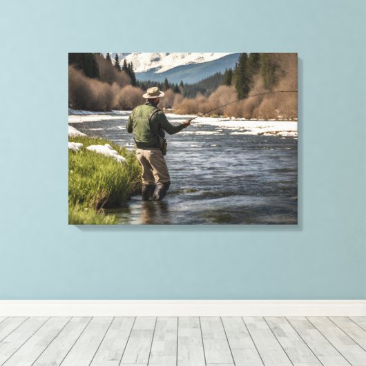 Afdrukken van viscanvas (Insitu (Houten vloer))