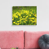 Afdrukken van vogel-voet Trefoil canvas (Insitu (Woonkamer))