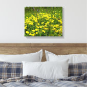 Afdrukken van vogel-voet Trefoil canvas (Insitu (Slaapkamer))