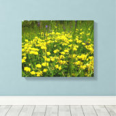 Afdrukken van vogel-voet Trefoil canvas (Insitu (Houten vloer))