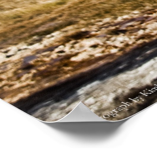 Afdrukken van vuurgaatrivieren poster (Hoek)