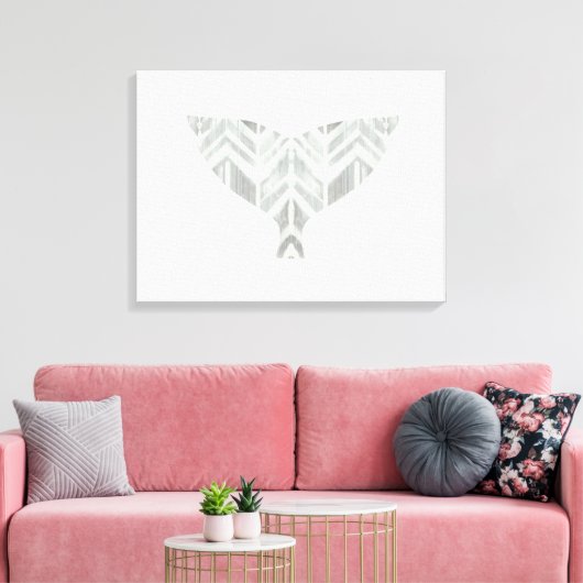 Afdrukken van walviszeildoek voor de kust (Insitu (Woonkamer))