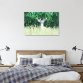 Afdrukken van watchful Whitetail Deer (Summer) (Insitu (Slaapkamer))