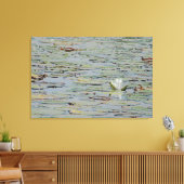 Afdrukken van waterlily Pond Lake Flower I Canvas (Insitu (Woonkamer))