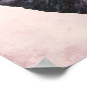 Afdrukken van Waterverf met Afrikaanse olifant Poster (Hoek)