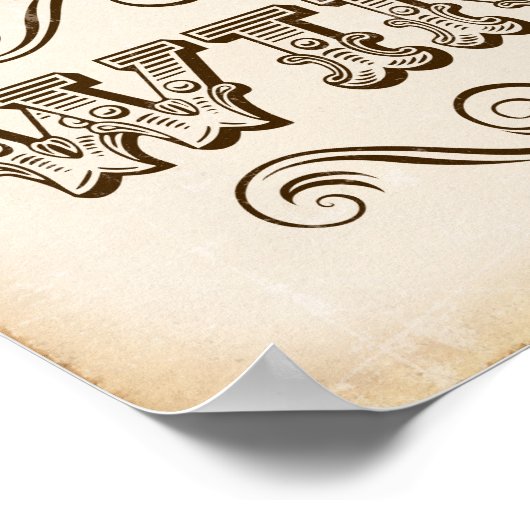 afdrukken van WIJN Poster (Hoek)