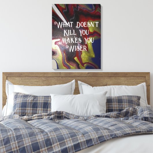 Afdrukken van Wisdom Canvas (Insitu (Slaapkamer))