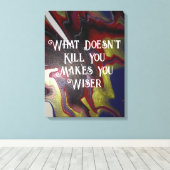 Afdrukken van Wisdom Canvas (Insitu (Houten vloer))