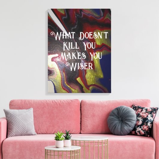 Afdrukken van Wisdom Canvas (Insitu (Woonkamer))