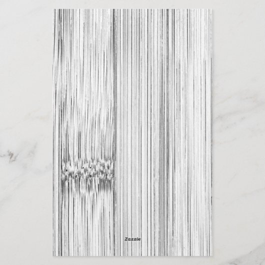 Afdrukken van wolkgrijs bamboehout briefpapier (Achterkant)
