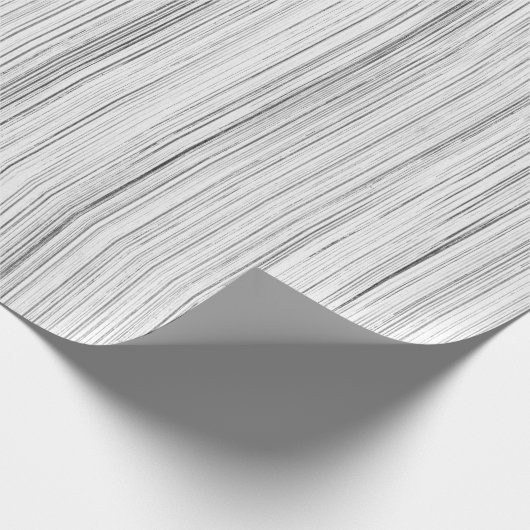 Afdrukken van wolkgrijs bamboehout cadeaupapier (Hoek)