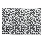 Afdrukken van zwart-wit en witte luidrucht kussensloop (Achterkant)