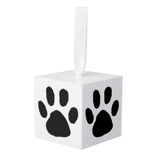 Afdrukken van zwart-wit en witwagentje ornament (Voorkant hoekig)