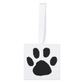 Afdrukken van zwart-wit en witwagentje ornament (Voorkant)