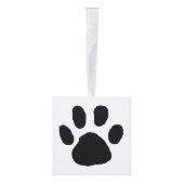 Afdrukken van zwart-wit en witwagentje ornament (Rechts)