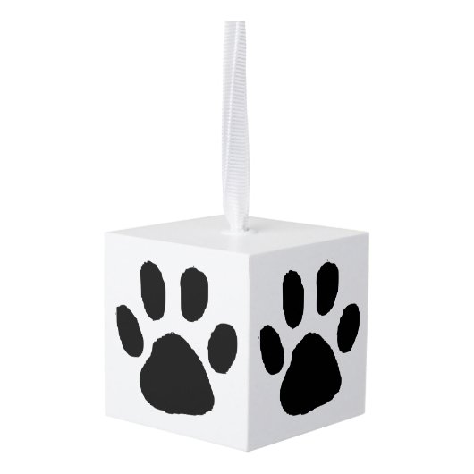 Afdrukken van zwart-wit en witwagentje ornament (Achter hoekig)