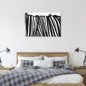 Afdrukken van zwart-wit zebra (Insitu (Slaapkamer))