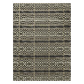 Afdrukken van zwarte en gouden Afrikaanse modder Tafelkleed (Voorkant)