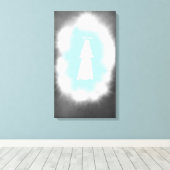 Afdrukken vanaf boven canvas bekijken (Insitu (Houten vloer))