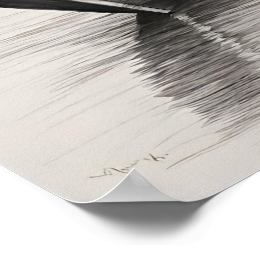 Afdrukken "Verankerde sereniteit" Poster (Hoek)