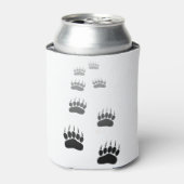 Afdrukken verloop zwart Beer Blikjeskoeler (Blikje Voorkant)