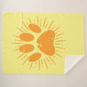 Afdrukken verstelbare zonnestraal sherpa deken (Voorkant (horizontaal))