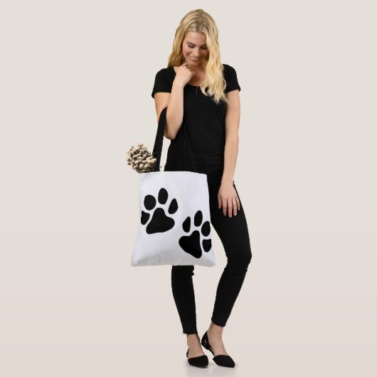 Afdrukken verven (aangepaste kleur) tote bag (Op model)