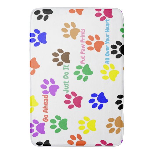 Afdrukken verven badmat (Voorkant Verticaal)