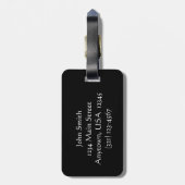 Afdrukken verven, Bagagelabels aanpassen (Achterkant verticaal)