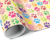 Afdrukken verven cadeaupapier (Rol Hoek)