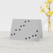 Afdrukken verven kaart (Gele Bloem)