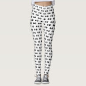 Afdrukken verven leggings (Voorkant)