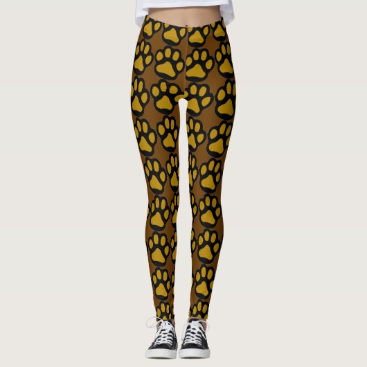 Afdrukken verven leggings (Voorkant)