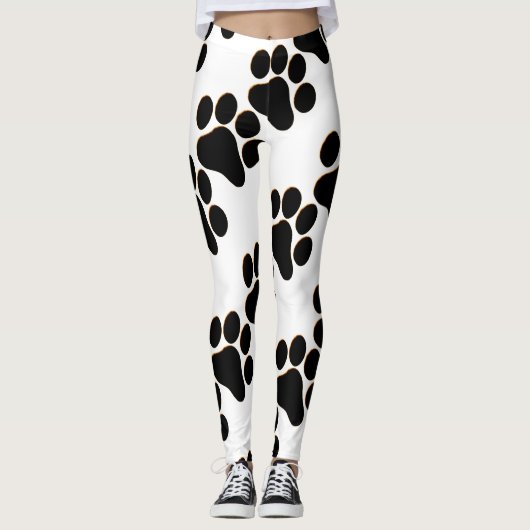 Afdrukken verven leggings (Voorkant)