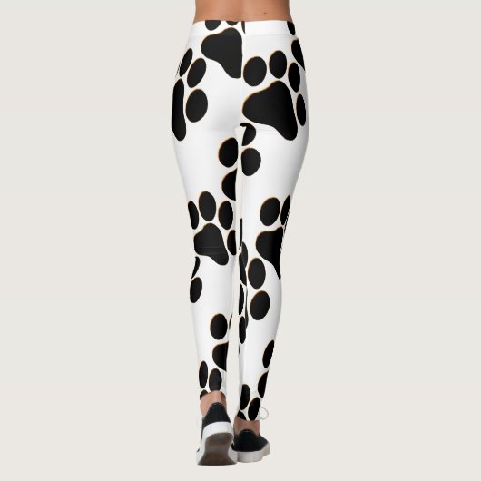 Afdrukken verven leggings (Achterkant)