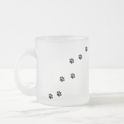 Afdrukken verven matglas koffiemok (Links)